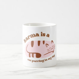 Caneca De Café Karma Cat Mug