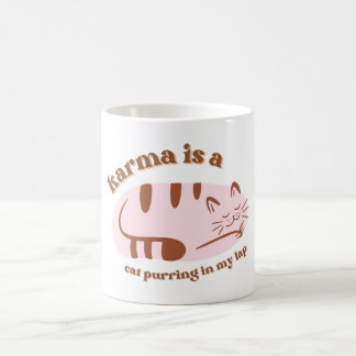 Caneca De Café Karma Cat Mug