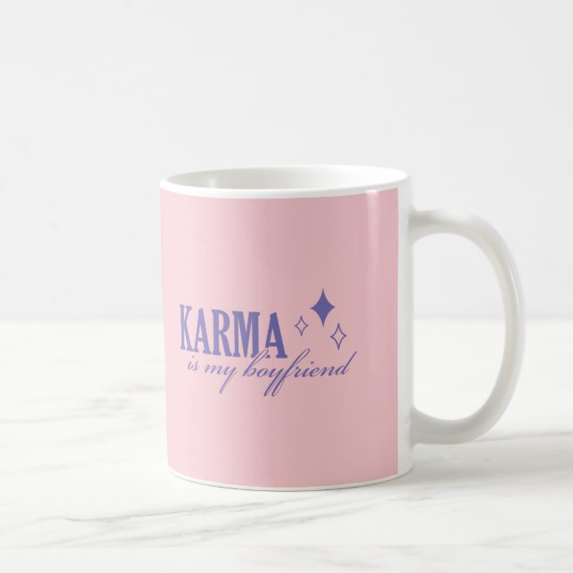 Caneca De Café Karma é Meu Namorado (Direita)