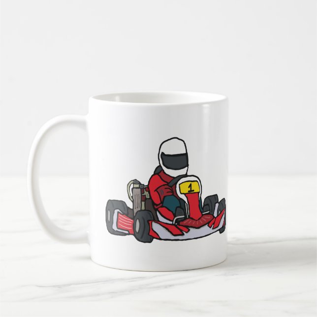 Caneca De Café Karting (Esquerda)