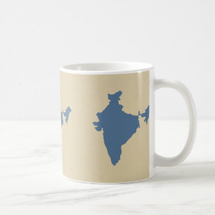 Caneca De Café Kashmir Blue Spice Moods Índia