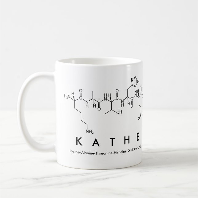 Caneca De Café Käthe peptide name mug (Esquerda)