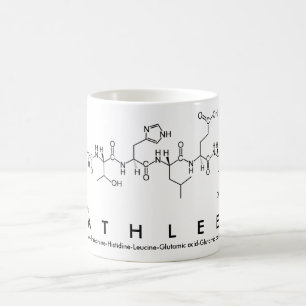 Caneca De Café Kathleen peptide name mug