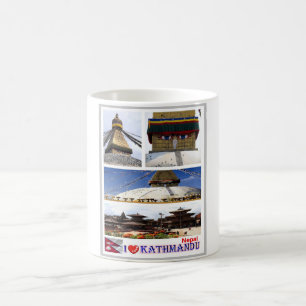 Caneca De Café Kathmandu - I Love - Nepal -