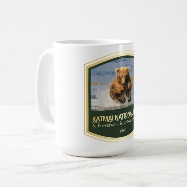 Caneca De Café Katmai NP (PF1) (Frente Esquerda)