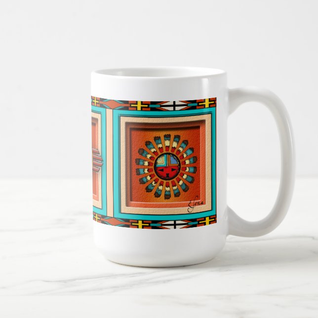 Caneca De Café Katsina enfrenta (Direita)
