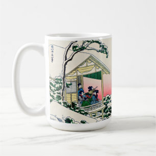 Caneca De Café Katsushika Hokusai - Casa de chá em Koishikawa