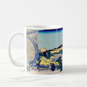 Caneca De Café Katsushika Hokusai - Moinho d’água em Onden