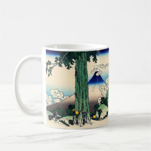 Caneca De Café Katsushika Hokusai - Passagem de Mishima na proví