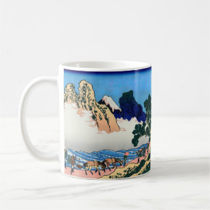 Caneca De Café Katsushika Hokusai - Trás de Fuji, Rio Minobu