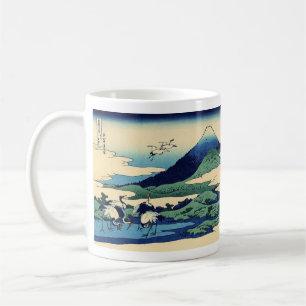 Caneca De Café Katsushika Hokusai - Umegawa na província de Sagam