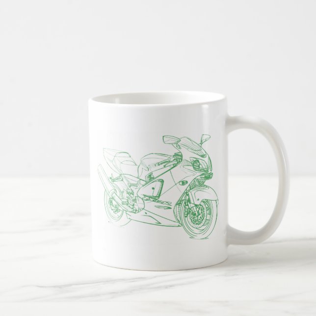Caneca De Café Kaw ZX12R (Direita)