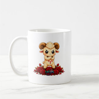 Caneca De Café Kawaii Áries Zodíaco Neos