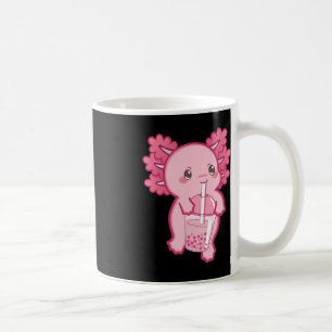 Caneca De Café Kawaii Axolotl Boba Bubble Tea Tea Girl Kids Japa