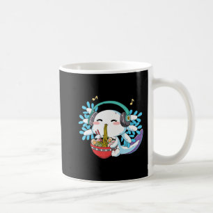 Caneca De Café Kawaii Axolotl Comendo Ramen Nodles Anime Crianças