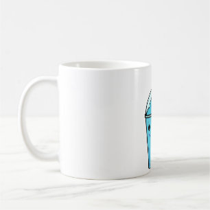 Caneca De Café Kawaii Blue Slushy
