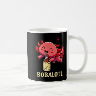 Caneca De Café Kawaii Bobalotl Axolotl Boba Tea Bubble milk Anime