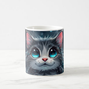 Caneca De Café Kawaii Cartoon Cat