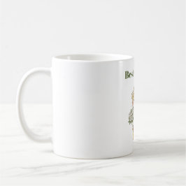 Caneca de Café Kawaii Cat Gardener Rose Bouquet