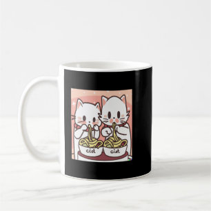Caneca De Café Kawaii Cat Pho Soup Noodle Asiático Comida Dom