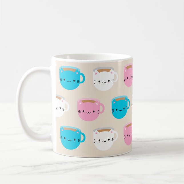 Caneca De Café Kawaii Cats Cup of Tea (Esquerda)