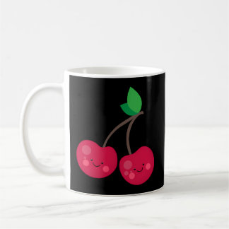 Caneca De Café Kawaii Cherry