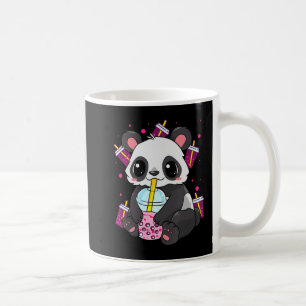 Caneca De Café Kawaii Cute Anime Panda Boba Bubble Tea Otaku Men