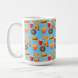 Caneca De Café Kawaii Cute Junk Comida