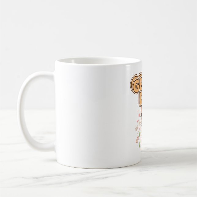 Caneca de Café Kawaii do Pai Gerbil (Esquerda)
