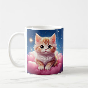 Caneca De Café Kawaii Dreamy Cat