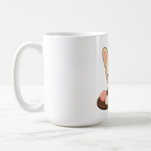 Caneca De Café Kawaii French Bulldog Wagashi Cão Japonês