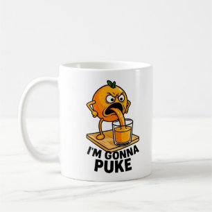 Caneca De Café Kawaii Fruta Funny Orange Juice
