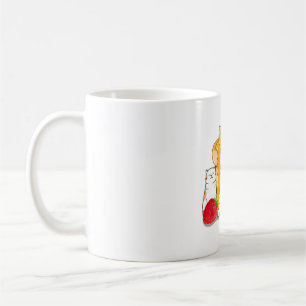 Caneca De Café Kawaii Kitten Pancakes