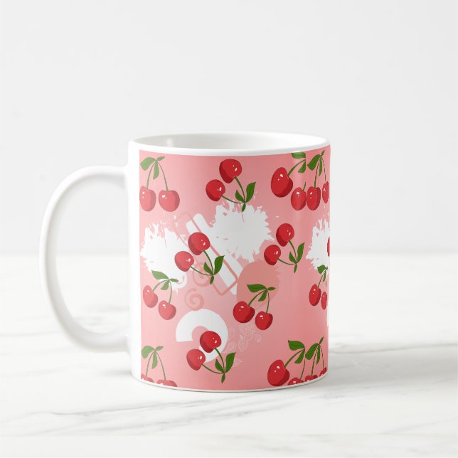 Caneca De Café Kawaii morango milkshake (Esquerda)