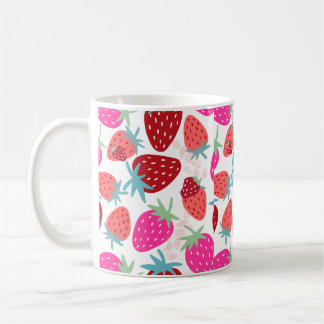 Caneca De Café Kawaii morango milkshake