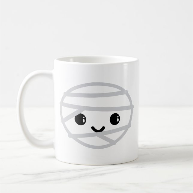 Caneca De Café Kawaii Mummy Mug (Esquerda)