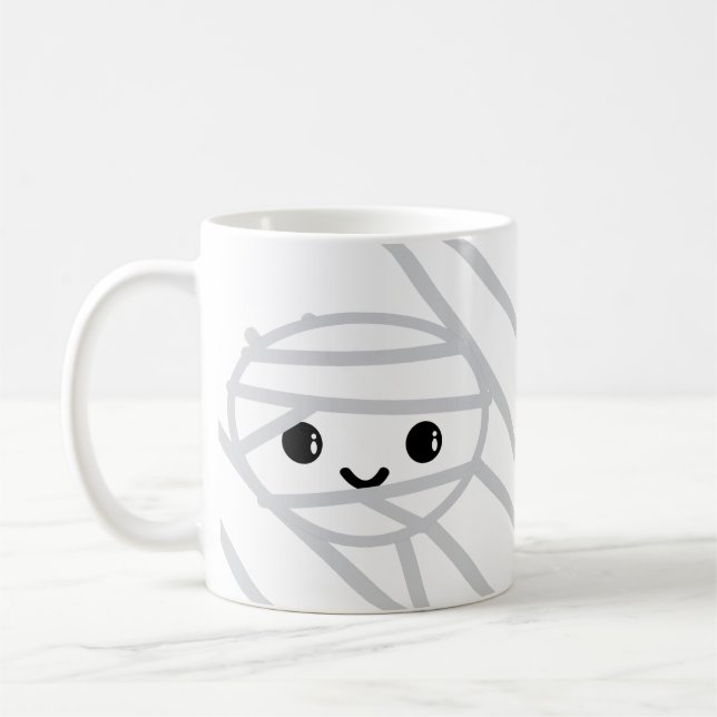 Caneca De Café Kawaii Mummy Mug (Esquerda)