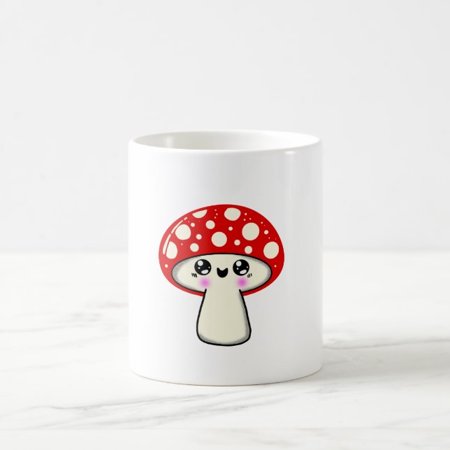 Caneca De Café Kawaii Mushroom (Centro)