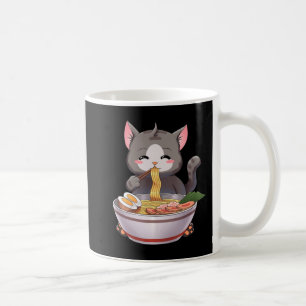 Caneca De Café Kawaii Ramen Cat Anime Comida Japonês Crianças Rap