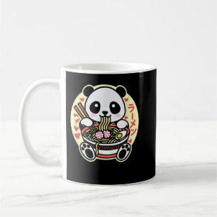 Caneca De Café Kawaii Ramen Cute Anime Panda Japonês Asiático Noo