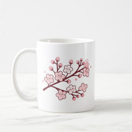 Caneca De Café Kawaii sakura flowers 