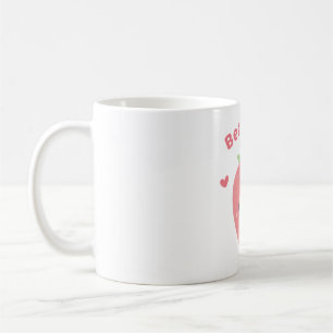Caneca De Café Kawaii Strawberry, Berry Cute Pun