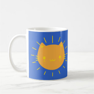 Caneca De Café Kawaii Sunshine Cats