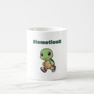 Caneca De Café Kawaii Turtle Mug - Cute Slomotionx Cartum