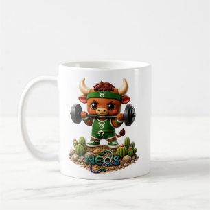 Caneca De Café Kawaii Zodíaco Neos Touro
