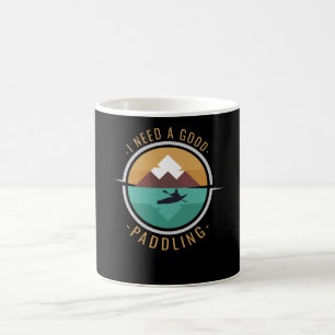 Caneca De Café Kayaking Kayak Paddling