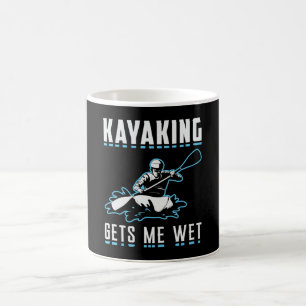 Caneca De Café Kayaking Me Dá Um Barco De Navegação De Barco Kaya