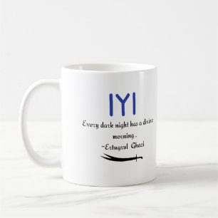 Caneca De Café Kayi Ertugrul Ghazi Citação sobre esperança
