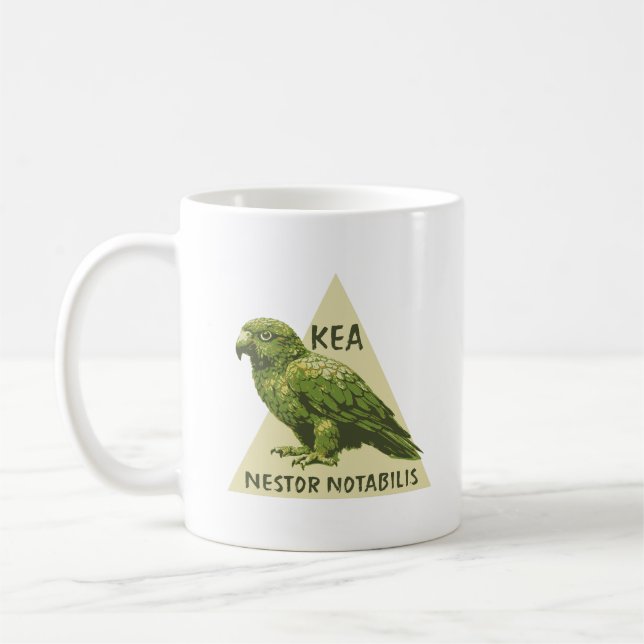 Caneca De Café Kea ave da Nova Zelândia (Esquerda)