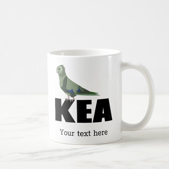 Caneca De Café Kea Nova Zelândia Native Bird (Direita)